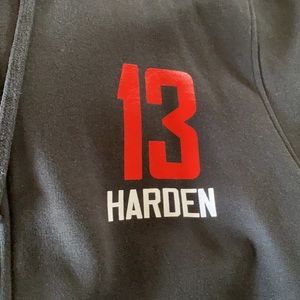 NWT Houston Rockets James Harden 13 Fanatics Zip Up Hoodie Mens Medium